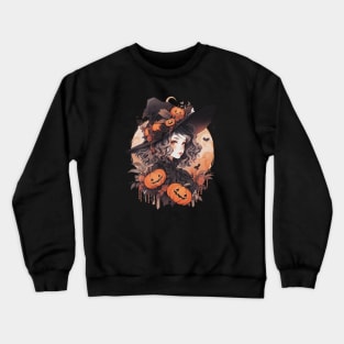 Halloween Lover Witch Crewneck Sweatshirt